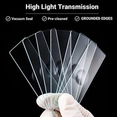 100Pcs Microscope Slide Concave Single concave Glass Slide Single Depression USA