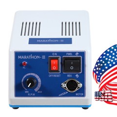 Lab MARATHON III 35,000 RPM Electric Micromotor /Contrangle /Straight Handpiece