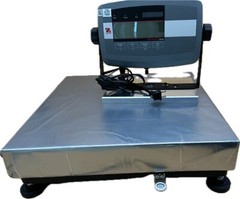 100 lb x 0.02 Scale Ohaus D50WQL Defender 5000 Stainless Steel Base Display T51P