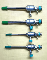 4pc Laparoscopic Trocar Cannula 5mm/10mmx100mm Endoscopy Surgical Instruments