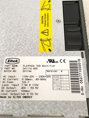 ELTEK ENERGY FLATPACK 700 RECTIFIER 241114.400 Ver. 4 WORKING FREE SHIPPING