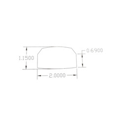 1.15″ HT X 2″ WIDE Marine Hatch Rubber Seals,Ship Seals