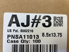AJ#3 Poly Bubble Mailer- case of 100