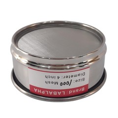 1000 Mesh Lab Sieves 4” Diameter Stainless Steel Wire Cloth