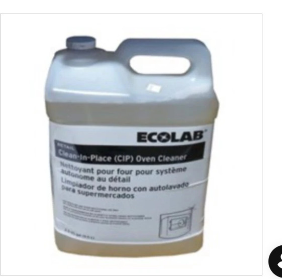 Ecolab 1112027 Retail Clean-In-Place CIP Oven Cleaner 2.5 Gallon Free Ship