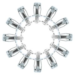 25 Sets Hollow Wall Anchor Screw Fastener Anchors Expandable Bolt Inserts