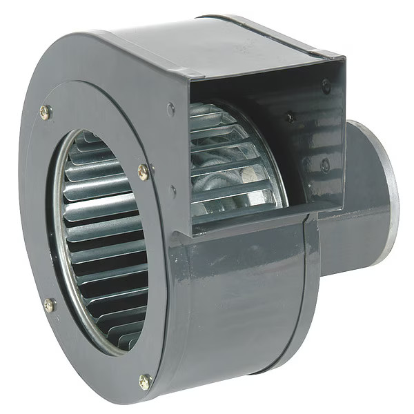 Dayton Rectangular OEM Blower, 1650 RPM, 1 Phase, Direct Drive, Steel 1 Speed