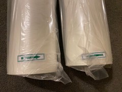 TruLam 2 Rolls Clear/Glossy Laminating Film 1.5 mil 25 in x 500 ft x 1 in Core