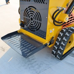 Mini Skid Steer Loader 24HP 4-in-1 Bucket 3-Stage Pump Hydraulic System Pick Up