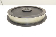 Steel Track Wheel 11.8″ Dia 1.5″W Single Flanged Industrial Train Railway Cart