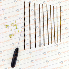 2.0mm Maxillofacial Mini Plates 40Holes With Cross Head Screw 81Pcs Set Ti