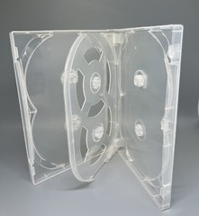 ONE Top Quality Original Scanavo 22mm Multi 6 DVD Case, Clear, DVD6/ONET.PB3.KR