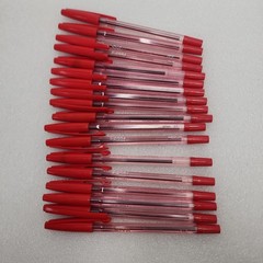 Lot of 18-Faber-Castell Sierra Fine Point ,Red Ink Made In Spain, Vintage 1990s