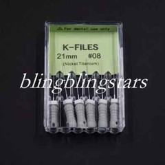 1 Box Endodontic Dental K-FILES 21/25/31mm Niti Nickel Titanium Root Canal File
