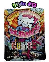 3.5g Mylar Bags Resealable Smell Proof Packaging Bulk 16-128 Pack Options