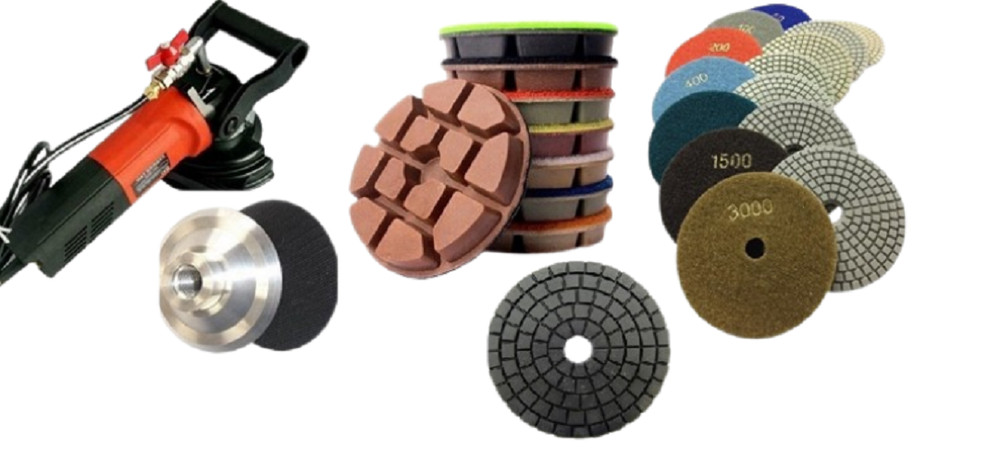 Professional Wet Polisher Contractor Diamond Tool Kit 21PCS