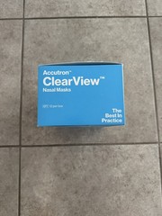 Accutron Clearview Classic Nasal Masks – 12 Count