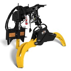 MechMaxx 1500lbs Lift Capacity 59″ Mini Skid Steer Log Grapple Attachment, RLG61