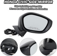 For Honda Civic 2022-2025 Right Passenger Side Mirror Power Heated Signal BSM