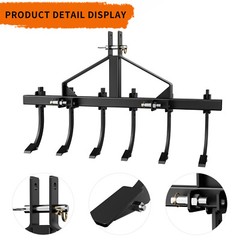 Chisel Plow Scarifier Detachable Cultivator and 6 Shank Design for CAT-0 & CAT-1