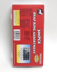 300 Snap Ring Assortment Kit Set Circlip 18 C-Clip Internal Retaining Ring Set