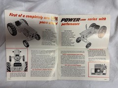 Minneapolis Moline MM 445 Tractor Advertising Sales Brochure Booklet