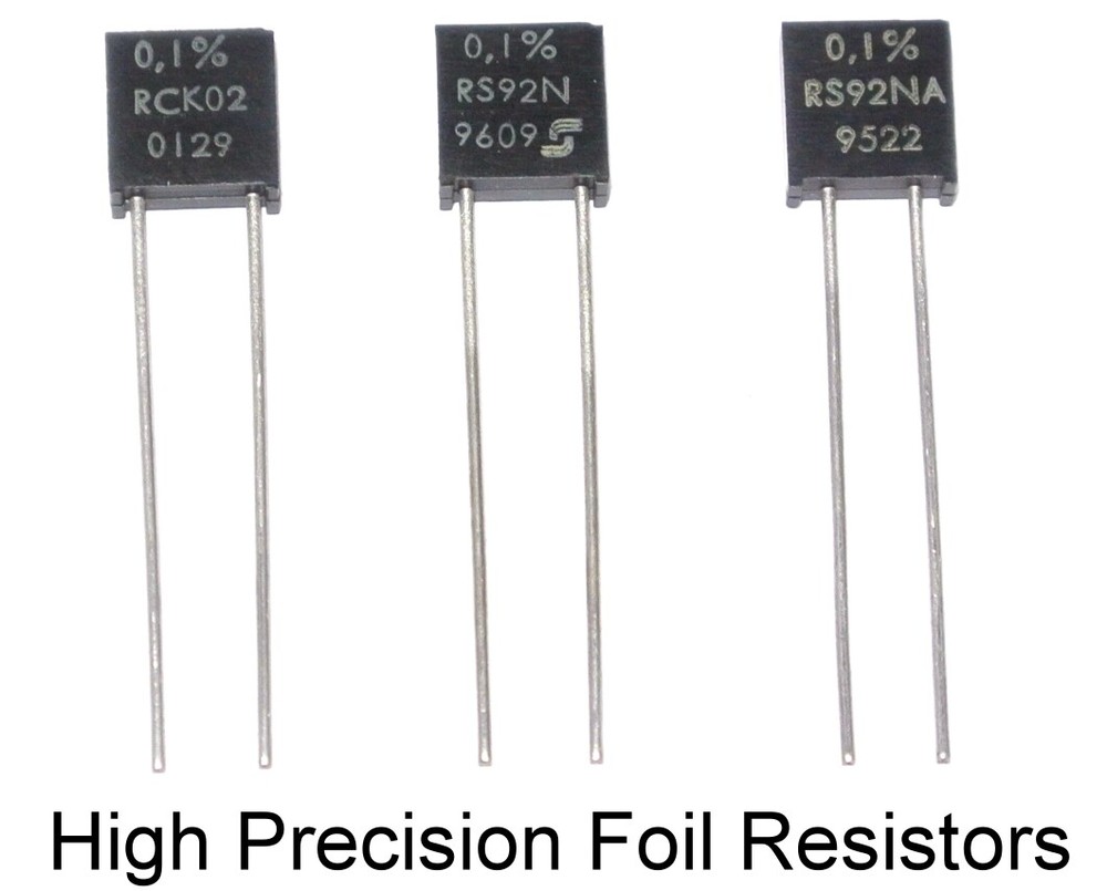 0.1% 2ppm Very High Precision SFERNICE Foil resistor RCK RS92N _ various values
