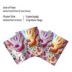 25Sets Mini Mylar Zip Pouch 3.5g Size | Foil Storage Bag | Fast US Shipping