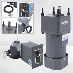 200W 110V AC Gear Motor Electric Variable with Speed Controller Single-phase 20K