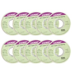 AZDENT Dental Orthodontic Niti Open Coil Spring Dia. 012/010*030 inch 3 Feet