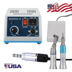 Dental Lab Marathon Electric Micromotor Contra Angle/Straight Handpiece Drill N3