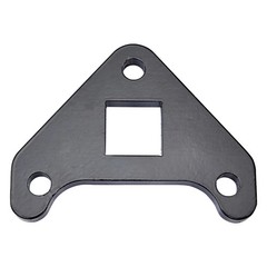 2Pcs Chinese Mini Excavator Drive Motor Reinforcement Brackets W/ Tie Down Slot