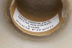 Uline Deluxe Polyolefin Shrink Film Roll – 60 gauge, 8″ x 4,375′ (actual 4,345′)