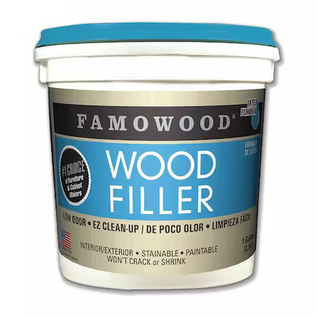 Famowood 40002126 Wood Filler, 1 Gal, Pail, Natural