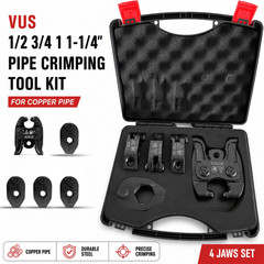 Copper Pipe Universal Press Jaw Kit Compatible with Milwaukee M12 Force Logic