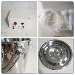 3L Electric Milking Machine Vacuum Impulse Pump Cow Milker Stainless steel