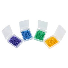 400x Disposable Dental Plastic Wedge With Hole All 4 Sizes Wave Shape Wedge BEA