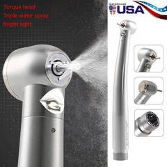 Dental Fiber Optic LED E-generator Handpiece Big/Standard Head 3Spray 4Water YBM