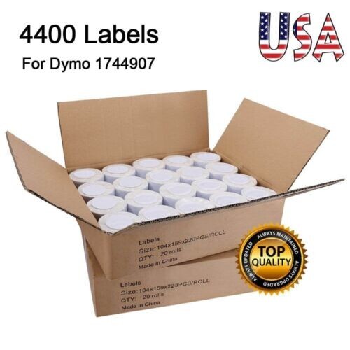 20 Rolls 4×6 Shipping Address Labels 1744907 Compatible for DYMO 4XL LabelWriter