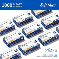 Versatile Nitrile Exam Gloves, 1000 Pcs, Ambidextrous