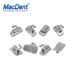 200pcs Dental Orthodontic 1st 2nd Molar Buccal Tube Roth MBT Monoblock Bondable