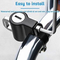 Motorcycle Helmet Lock 22mm-26mm Anti-Theft Metal Lock wi Material Type: Metal
