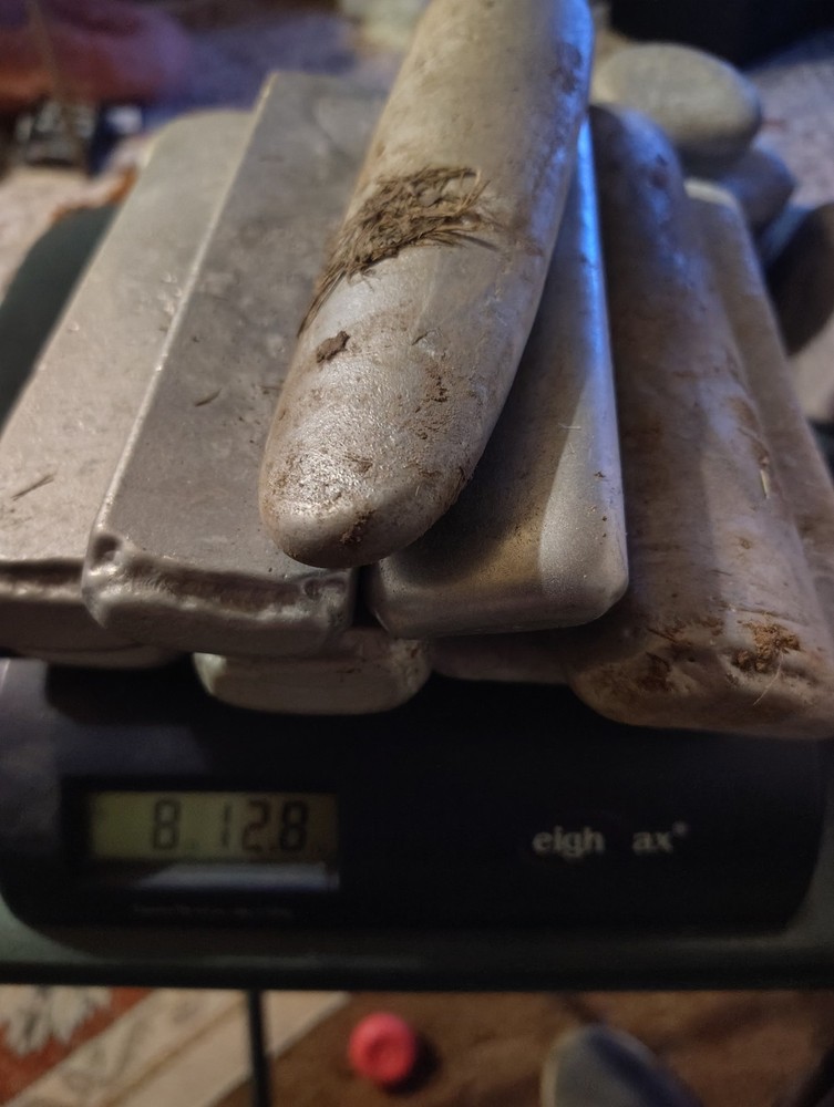 8+ Pounds Hand Poured Aluminum Ingots