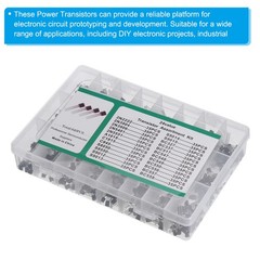 840 PCS PNP NPN Power Transistor Assortment Kit 24 Types Electronic Component