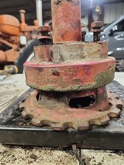 International Hay Rake LH Drive Hub And Sprocket (Unsure Of Model. Poss #11?)