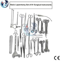 Basic Laparotomy Set of 81 Pcs Surgical Instruments