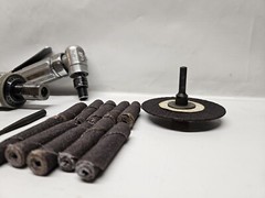 Dotco Die Grinders Lot Of 2 Dotco. 12,000 and 25,000 RPM, Collets 1/4.