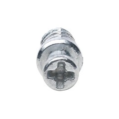 Screw Dowel for all system 6 housing cam connector Screw in Panel to Panel, Zinc