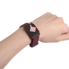 Anti Static Wrist Strap ESD Antistatic Cordless with Spare Bracelet Wine Red