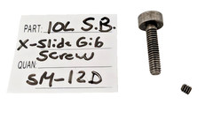 10L Heavy 10 in South Bend Lathe Gib Screw w/ Set Screw and Nib for Taper Gib